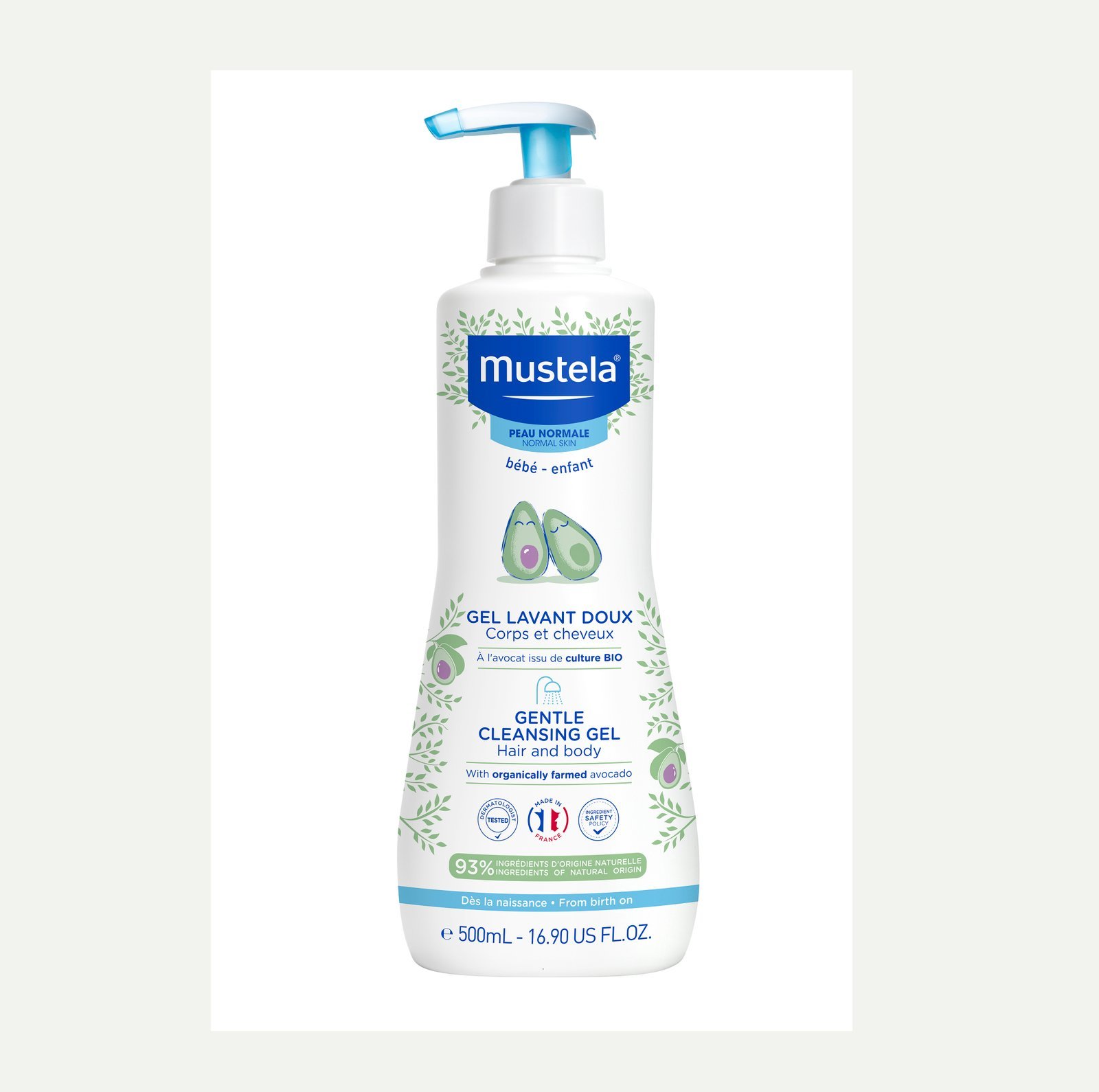 Mustela Gentle Cleansing Gel Hair and Body  500 ml