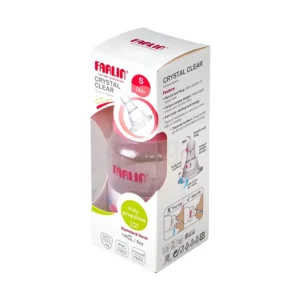 Farlin Crystal Clear Feeding Bottle Small 0+ 140Ml Pink