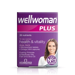 Vitabiotics Wellwoman Plus Health & Vitality  56 Tablets / Capsules