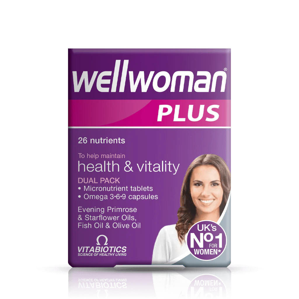 Vitabiotics Wellwoman Plus Health & Vitality  56 Tablets / Capsules