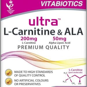 Vitabiotics Ultra L-Carnitine & Ala 60 Tablets