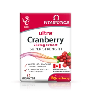 Vitabiotics Ultra Cranberry 750 Mg Extract 30 Tablets