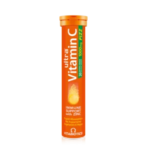 Vitabiotics  Ultra Vitamin C  1000 Mg With Zinc 20 Eff Tablets