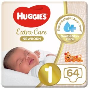 Huggies New Born No(1)  Red 64 Diapers