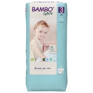 Bambo Nature No (3)   4-8Kg   52 Diapers
