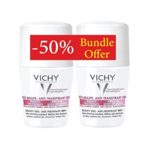 Vichy Deodorant Beauty Deo Anti-Perspirant 48 Hour Roll-On  50 ml *2 Offer