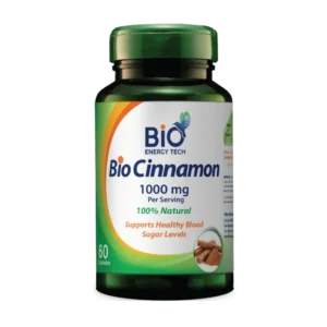 Bio Energy Tech  Bio Cinnamon  1000 Mg 60 Capsules
