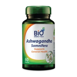 Bio Energy Tech Ashwagandha Somnifera 60 Capsules