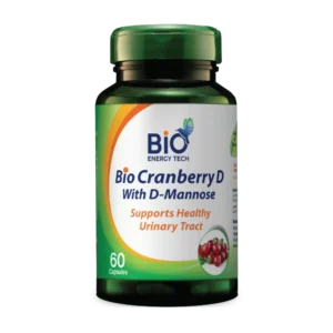 Bio Energy Tech Cranberry D With D-Mannose 60 Capsules