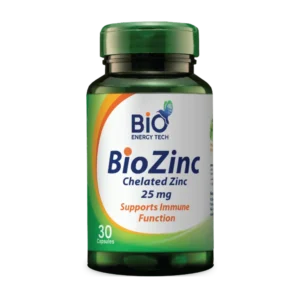 Bio Energy Tech Bio Zinc 25Mg 30 Capsules
