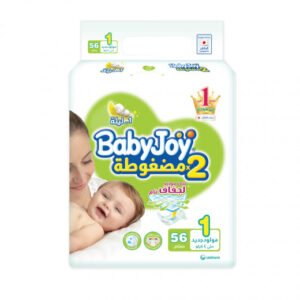 Baby Joy Diapers Size (1) Up To 4Kg 56 Diapers