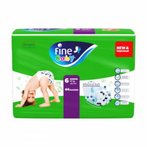 Fine Baby Mega Joniur No (6)  44 Diapers