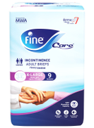 Fine Care Adult Briefs Unisex   X-Large 9 Diapers