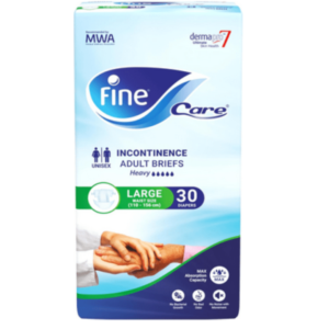 Fine Care Adult Briefs Unisex   Large  30 Diapers