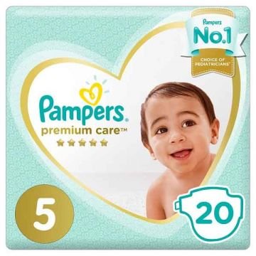 Pampers Premium Care No (5) 11-18Kg 20 Diapers