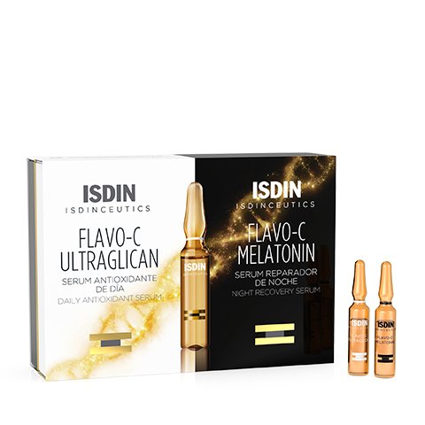 ISDIN Flavo-C Day and Night Recovery Serum 10 Ampoules