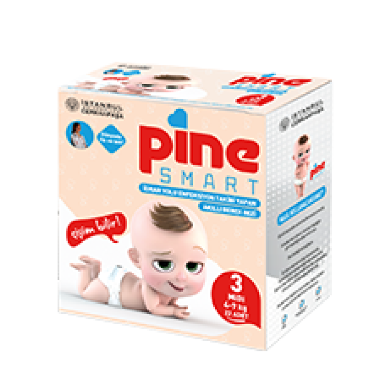 Pine Smart (3)  7-13 Kg 22 Diapers