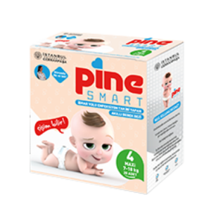 Pine Smart (4)  Maxi 7-18 Kg 20 Diapers