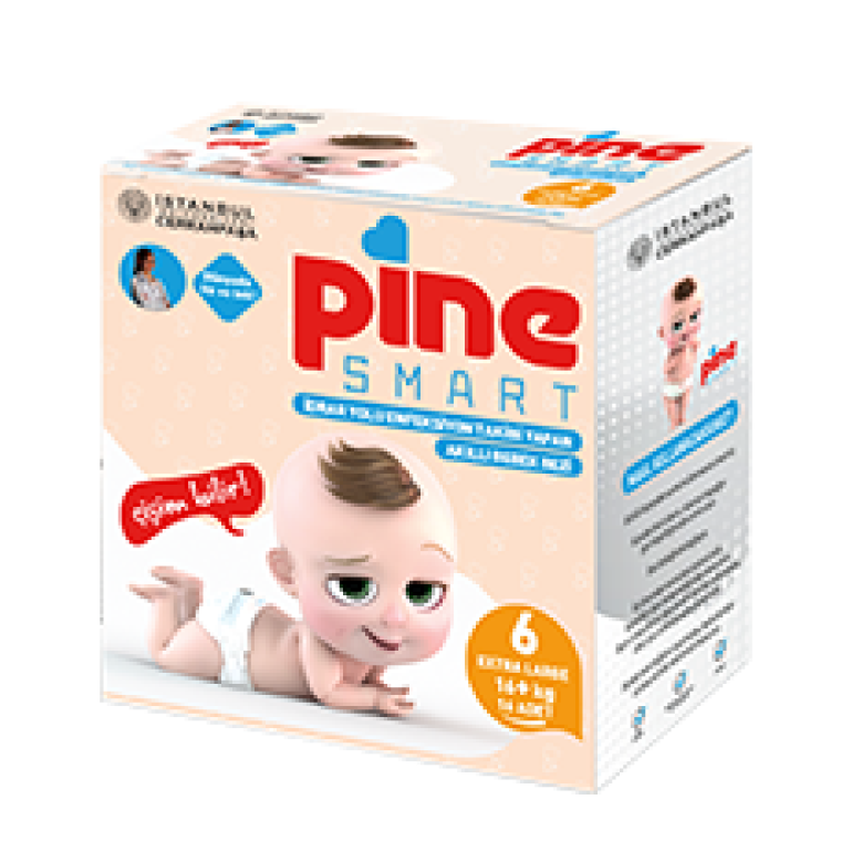 Pine Smart (6)  Extra Larg +16Kg 16 Diapers