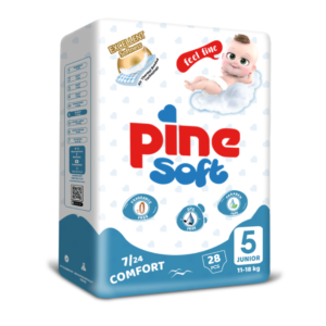 Pine Soft (5)  Junior 11-18 Kg 28 Diapers