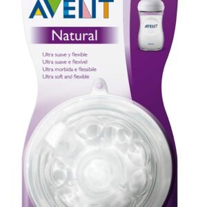 فيليبس أفينت حلمات ناتشورال (شهر واحد فأكثر) تدفق بطيء (قطعتان)