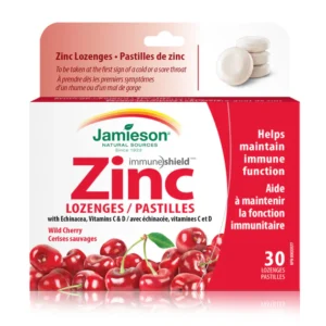 Jamieson Zinc 10Mg + Vit C + Vit D3   30  Lozenges