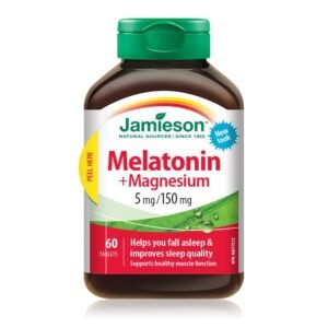 Jamieson Melatonin + Magnesium  5Mg/150Mg 60 Tablets