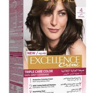 Loreal Excellence Creme Hair Color No (4)  Brown