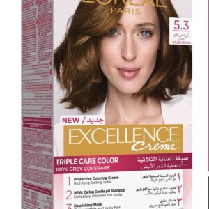 Loreal Excellence Creme Hair Color No (5.3)  Golden Light Brown