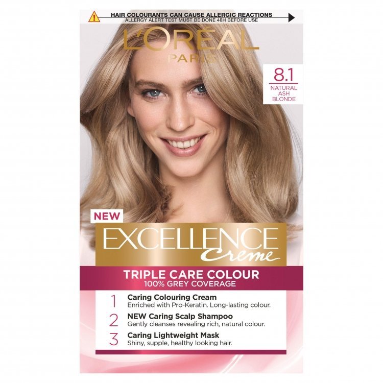 Loreal Excellence Creme Hair Color No (8.1)  Light Ash Blonde