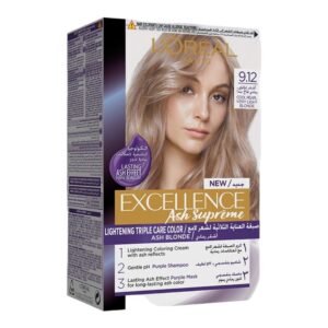 Loreal Excellence Creme Ash Supreme Hair Color No (9.12)   Cool Pearl Very Light Blonde