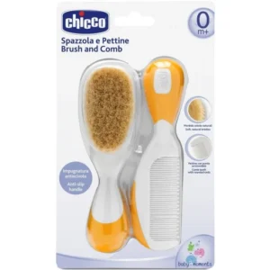Chicco Baby  Brush And Comb Set  Orange