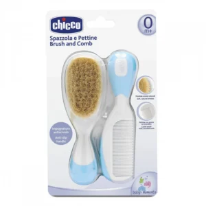 Chicco  Baby Brush And Comb Set Light Blue