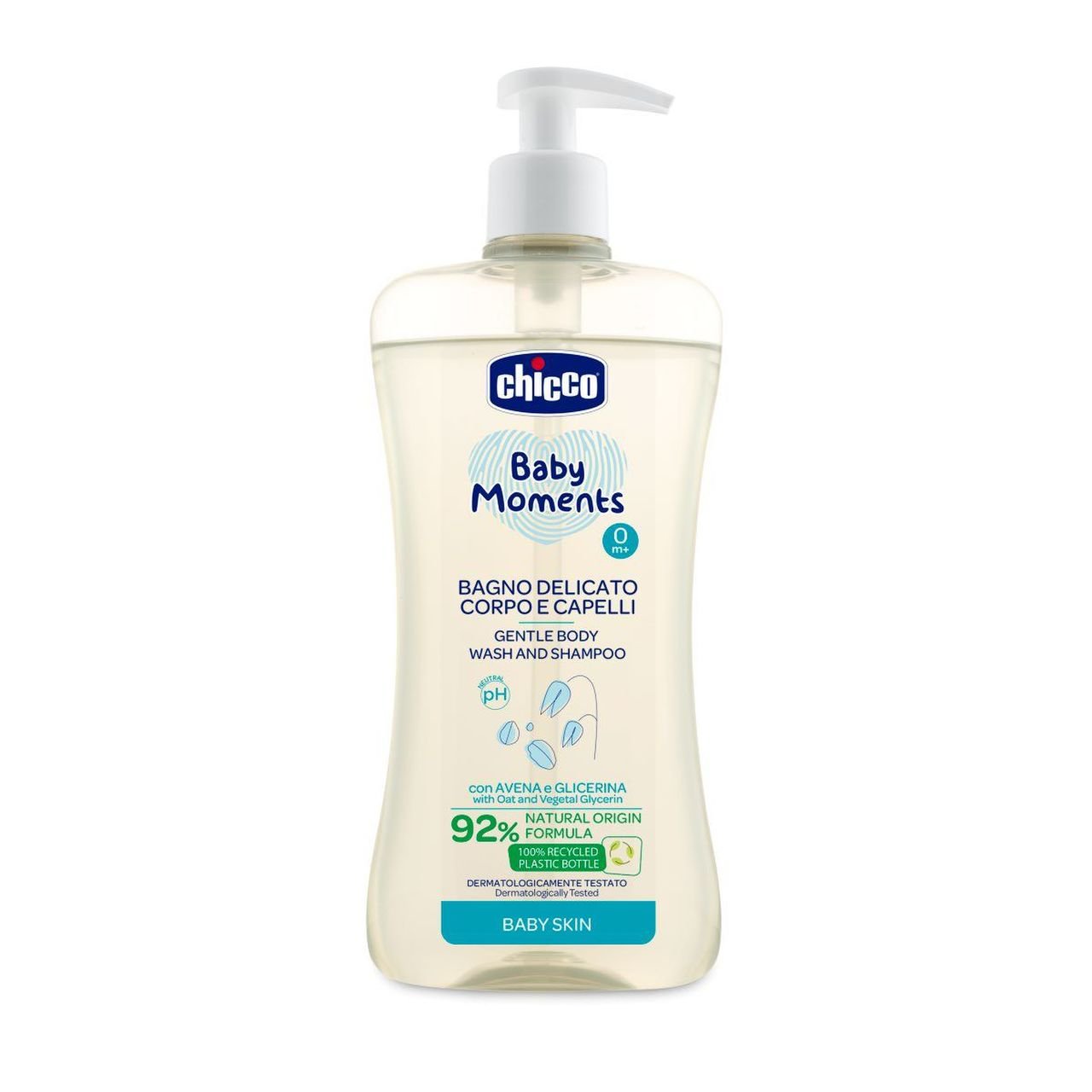 Chicco Baby Moments Gentle Body Wash & Shampoo  500 ml