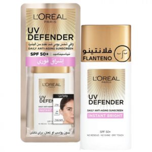 Loreal  Uv Defender Spf 50+  Instant Bright Sunscreen Face Cream 50 Ml