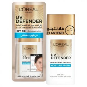Loreal  Uv Defender Spf 50+  Moisture Fresh Sunscreen Face Cream 50 Ml