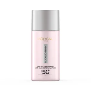 Loreal Glycolic-Bright Anti-Dark Spot Daily Uv Fluid Spf 50+  50Ml