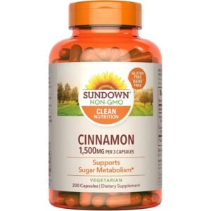 Sundown Cinnamon 1500 Mg 200 Capsules
