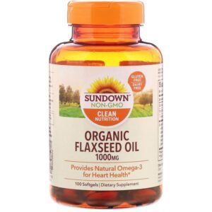 Sundown Flaxseed Oil 1000Mg 100 Softgels