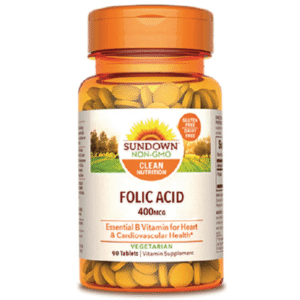 Sundown Folic Acid 400 Mcg  90 Tab