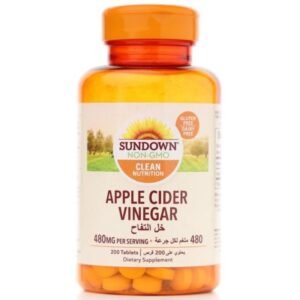 Sundown Apple Cider Vinegar 480 Mg 200 Tablets