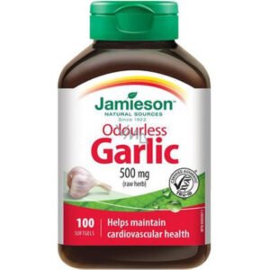 جاميسون ثوم عديم الرائحة، 500 ملجم، 100 كبسولة هلامية