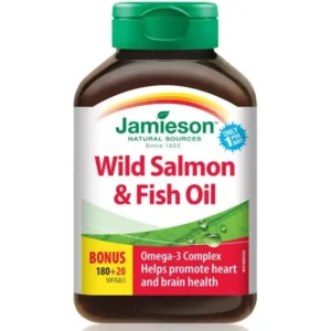 Jamieson Wild Salmon And Fish Oil  120 Softgels