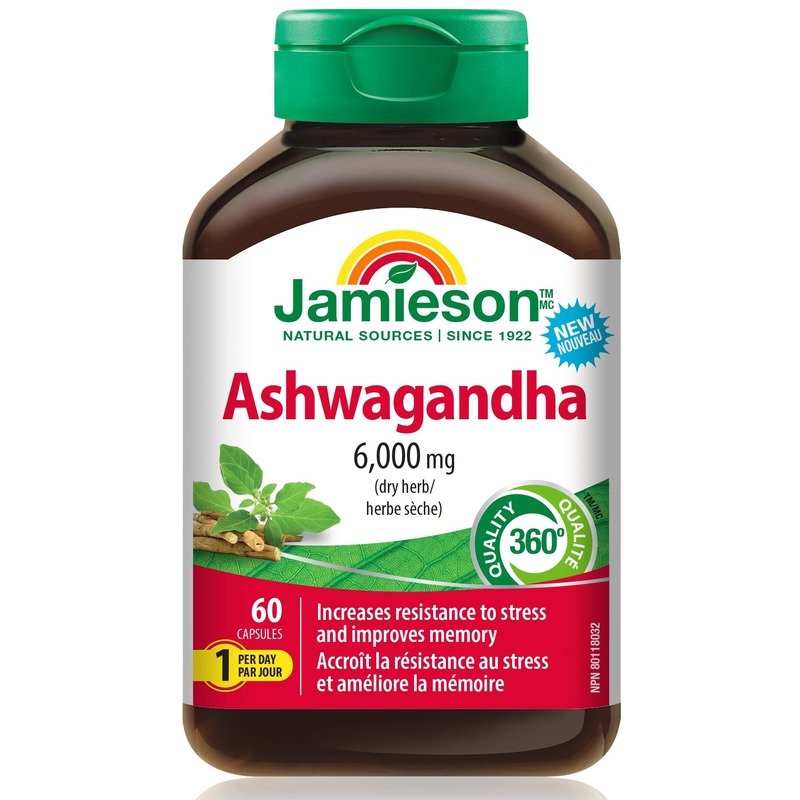 جاميسون اشواغاندا 6000 مجم 60 كبسولة