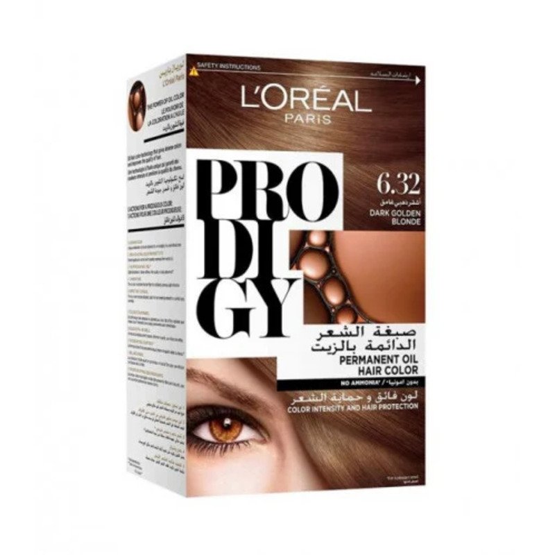 Loreal Prodigy Hair Color No (6.32)  Dark Golden Blonde