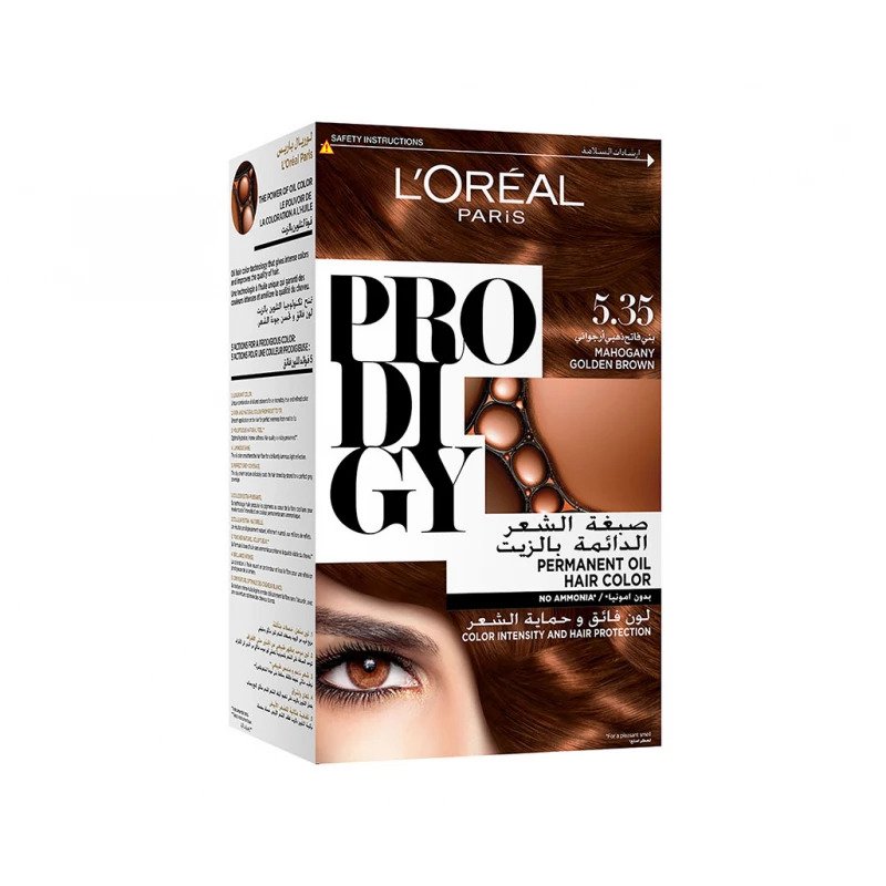 Loreal Prodigy Hair Color No (5.35)  Mahogany Golden Brown