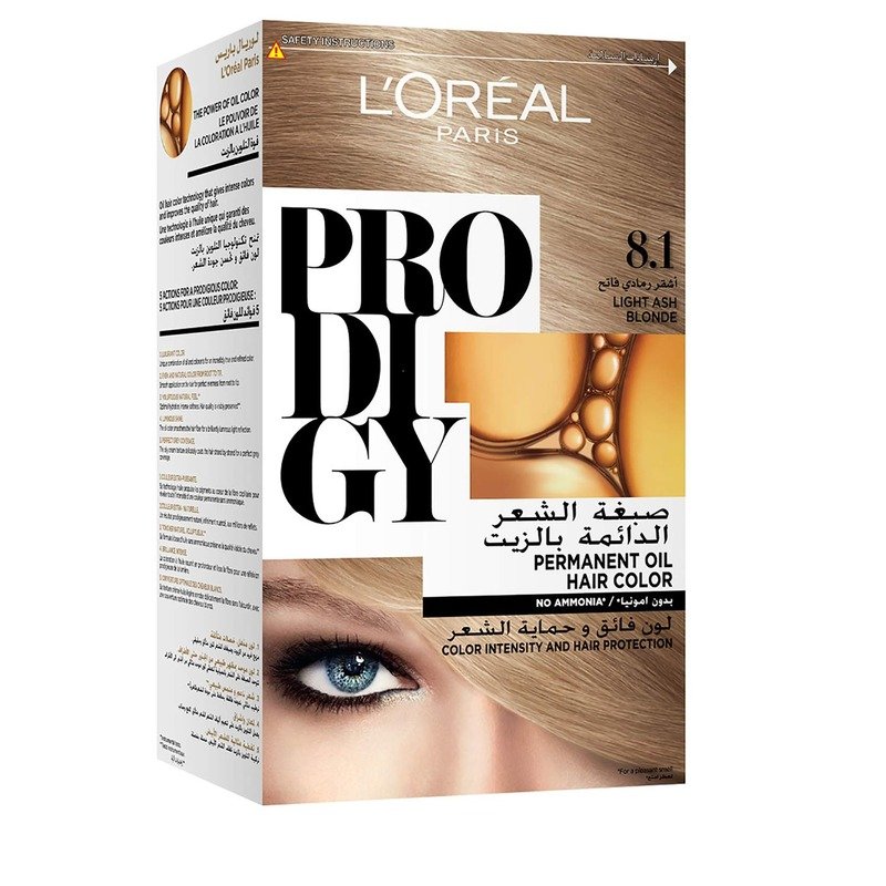 Loreal Prodigy Hair Color No (8.1)  Light Ash Blonde