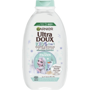 Garnier Ultra Doux Kids 2 In 1  Rice Cream & Oat Milk Shampoo and Detangler 400ml