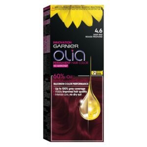 Garnier Olia No Ammonia Permanent Hair color (4.6) Deep Red