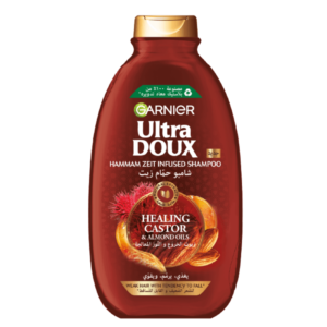 Garnier Ultra Doux Healing Castor & Almonds Oil Shampoo 600ml